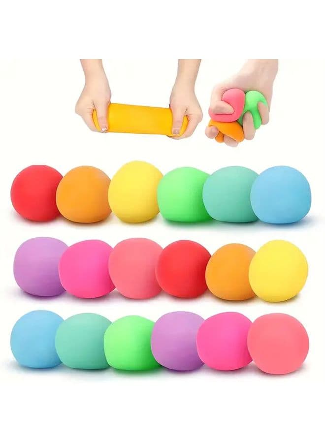 8 Pcs Elastic Balls Slow Rebound Sensory Squeeze Toy Durable TPU Material Gift