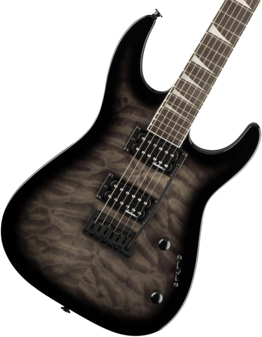 Jackson Dinky JS20 DKQ Electric Guitar Transparent Black
