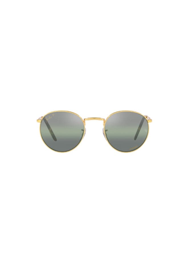 Unisex RB3637 9196G4 Unisex Full Rim Polarized Round Sunglasses - Lens Size: 53 mm