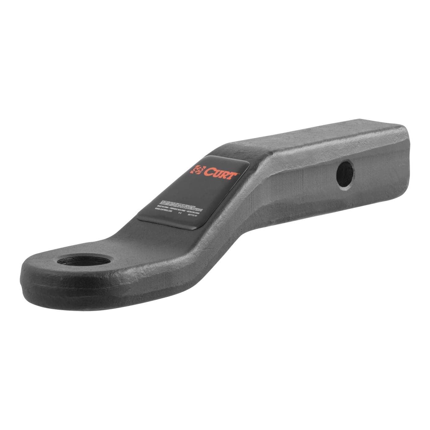 CURT 45340 Forged Trailer Hitch Ball Mount Fits 2Inch Receiver 17000 lbs 114Inch Hole 2In Drop 1Inch Rise