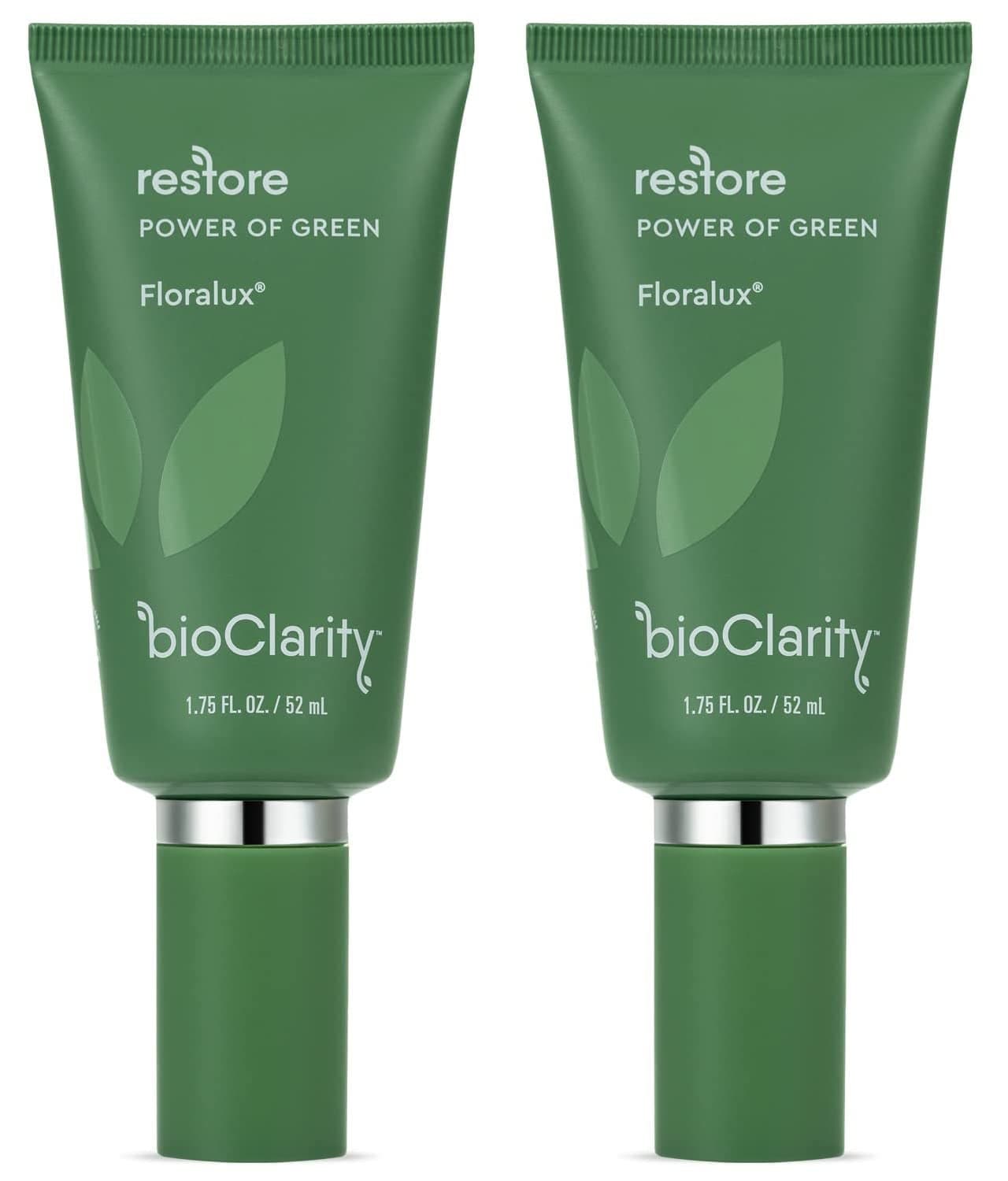 BioClarity Restore GelBased Serum 100 Vegan Clean Ingredients Contains Floralux Naturally made from Chlorophyll 175 Fl Oz 2 Pack