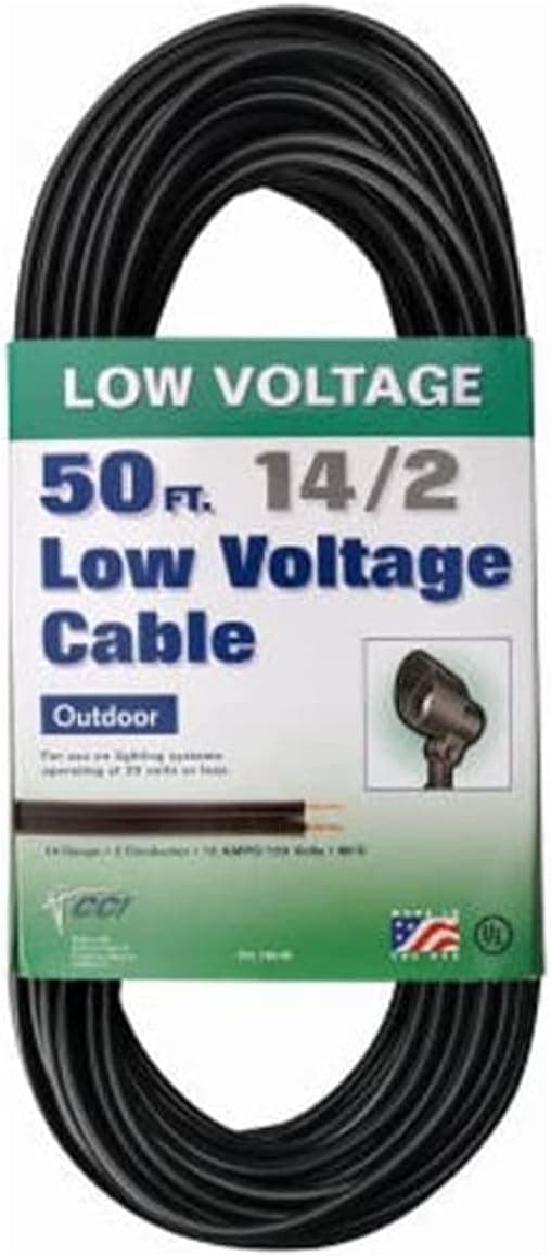 Woods Coleman Cable 095035008 142 Low Voltage Lighting Cable 50Feet