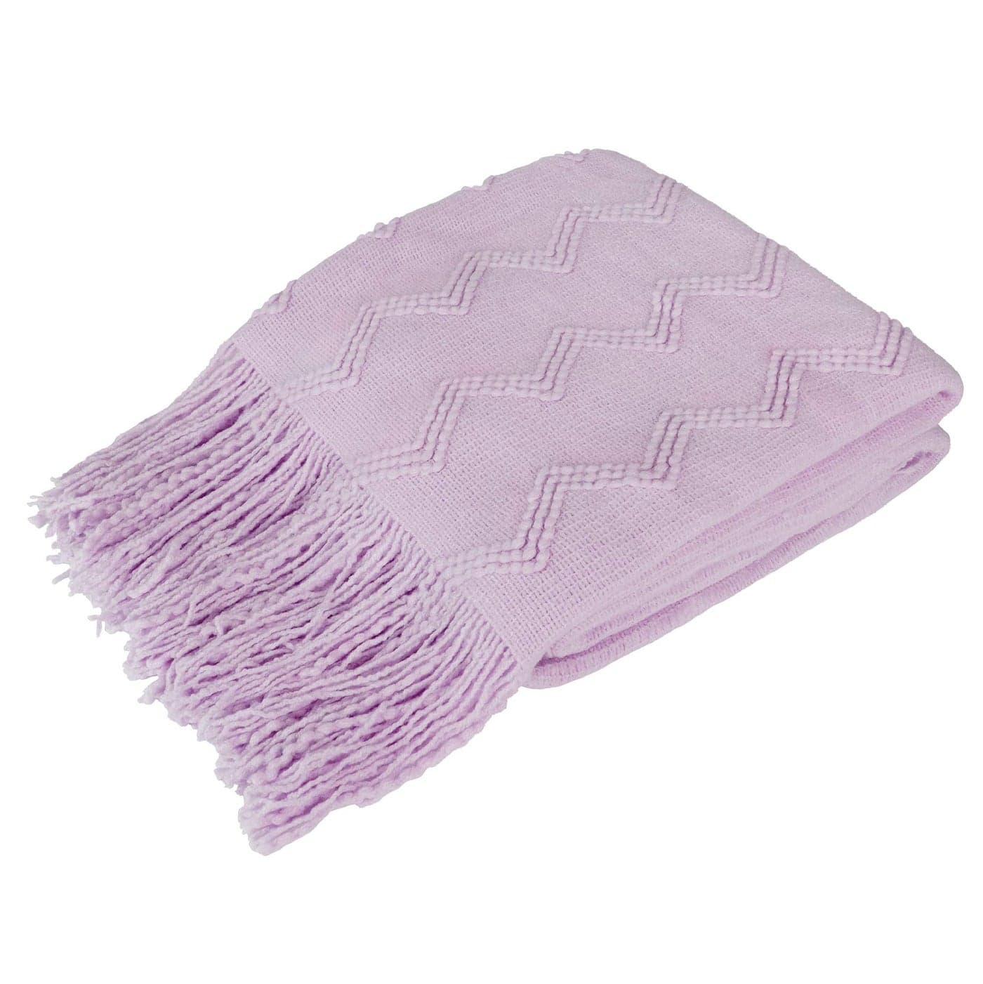 PAVILIA Lavender Purple Knit Throw Blanket for Couch Bed Soft Knitted Farmhouse Sofa Throw for Living Room Lightweight Decorative Summer Throw Blanket for Chair Outdoor Textured Boho Blanket 50x60