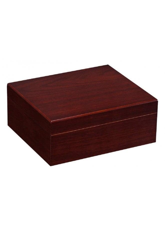 Prestige Import Group Chalet Desktop Cigar Humidor with Hygrometer and Humidifier - Stores up to 50 - Color: Cherry