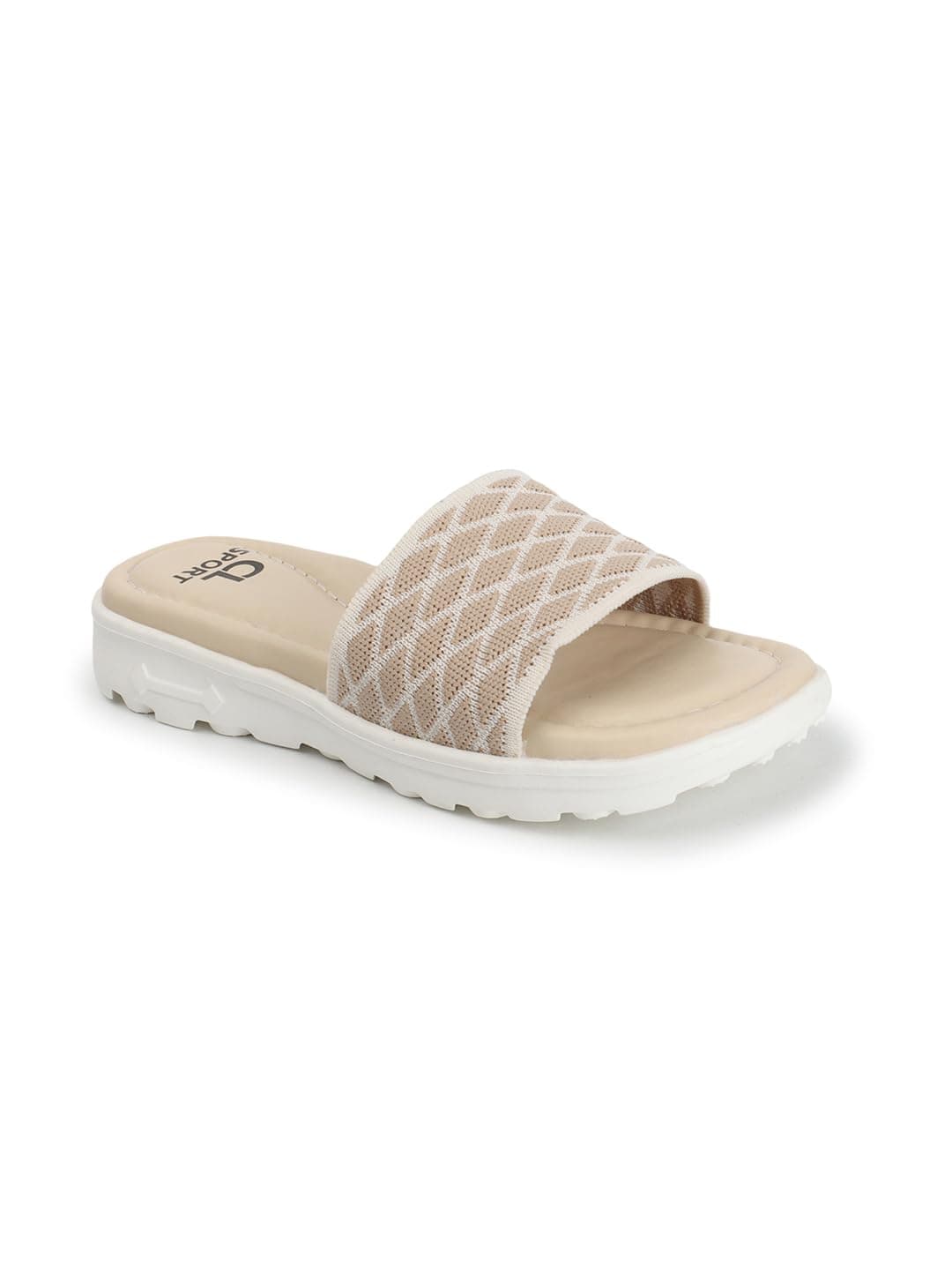 Carlton London Women Sandal,Beige, UK-5