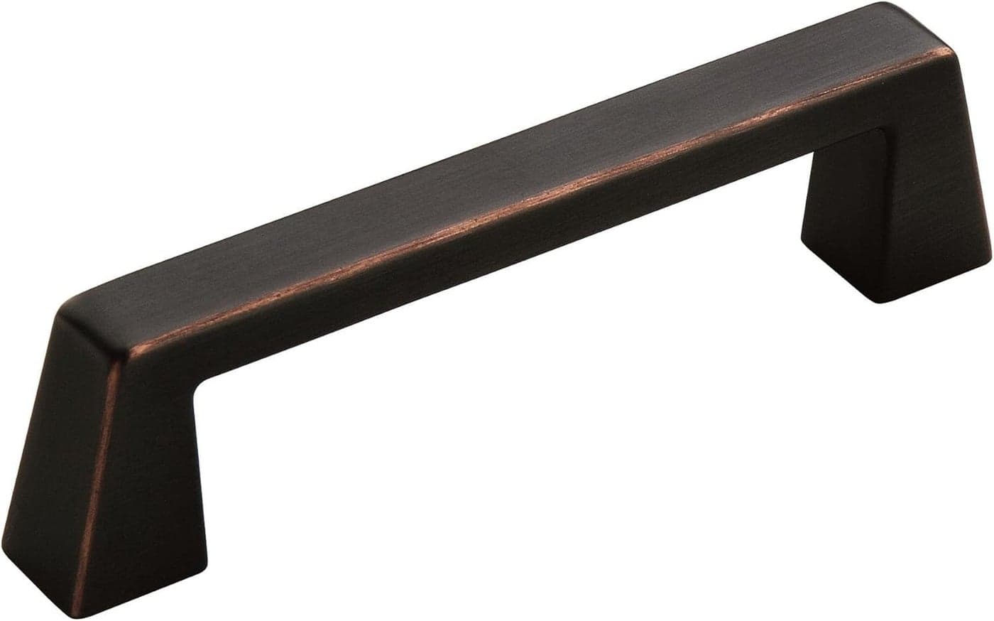 Amerock | Cabinet Pull | Oil Rubbed Bronze | 3-3/4 inch (96 mm) Center to Center | Blackrock | 1 Pack | Drawer Pull | Drawer Handle | Cabinet Hardware