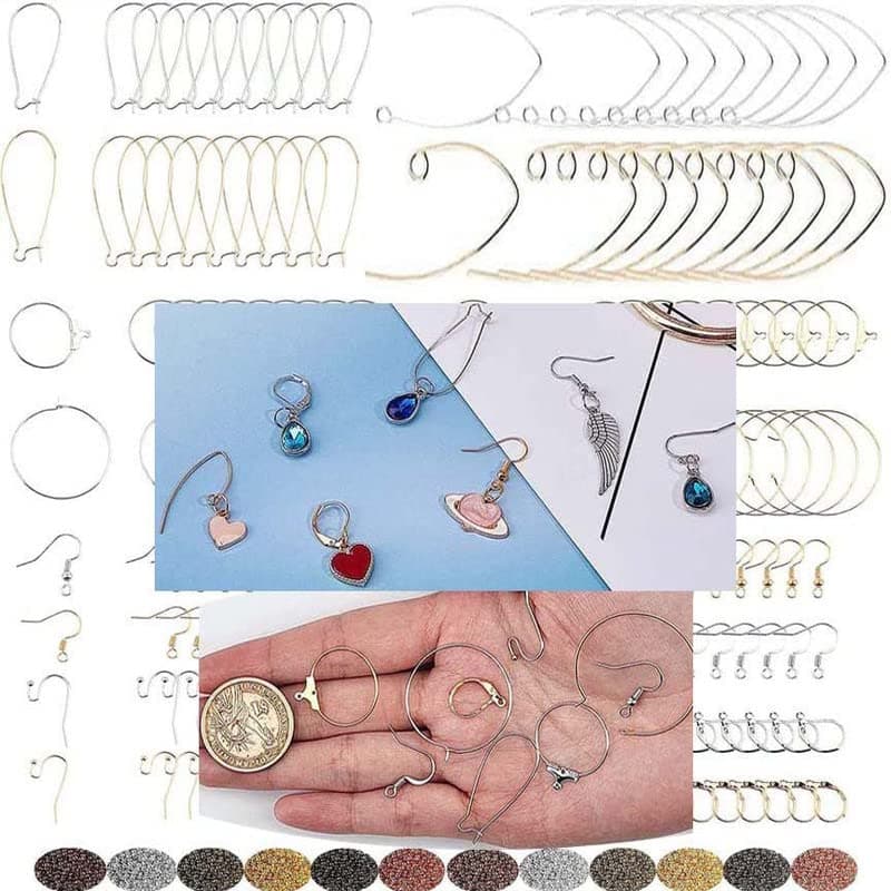 DIY Crafts 150 Pcs, Antique Gold, Kidney Ear Wires Lever Back Beading Hoop Earring Findings Fish French Earring Hook Earwire for DIY Dangle Earrings Jewelry Making Hyp (150 Pcs, Antique Gold)