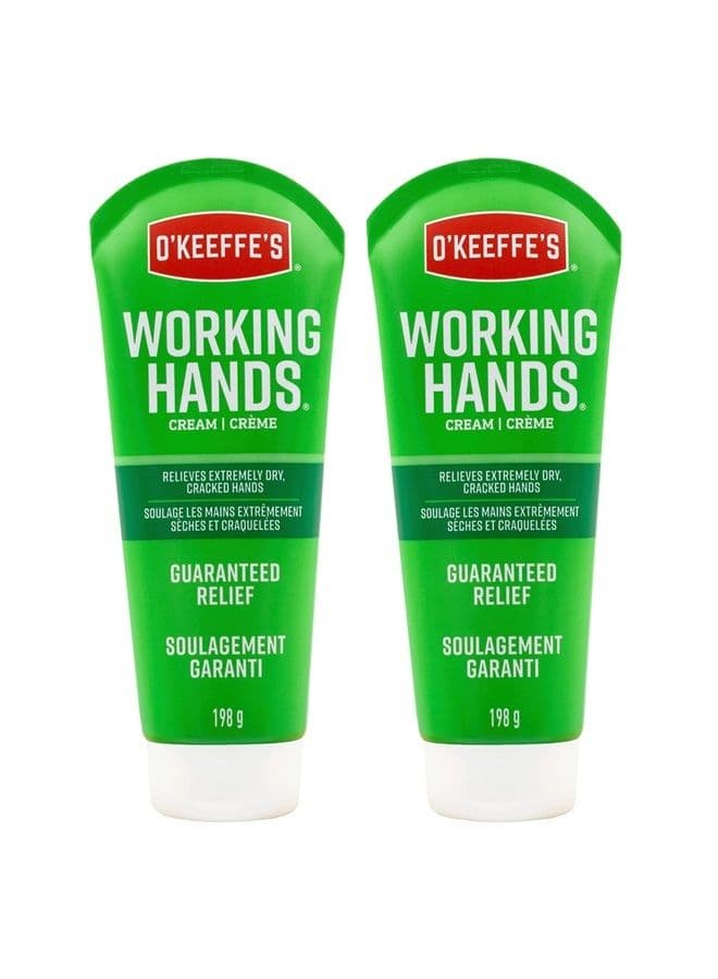 Working Hands Hand Cream, 7 Ounce (198g) Tube, (Pack of 2)
