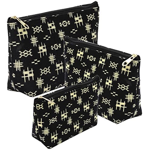 NISUN Set of 3 Multipurpose Travel Pouch, Pouch for Cosmetic Stuffs, Women Makeup Organizer Bag, Aesthetic and Trendy