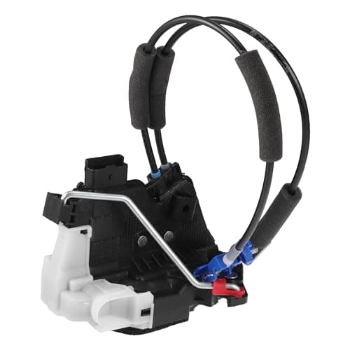 X AUTOHAUX Replacement Front Right Passenger Side Power Door Lock Actuator Motor with Cable for Kia Forte 2010-2013 for Kia Forte Koup 10-13 Door Latch Actuator Assembly No.813201M050 Black