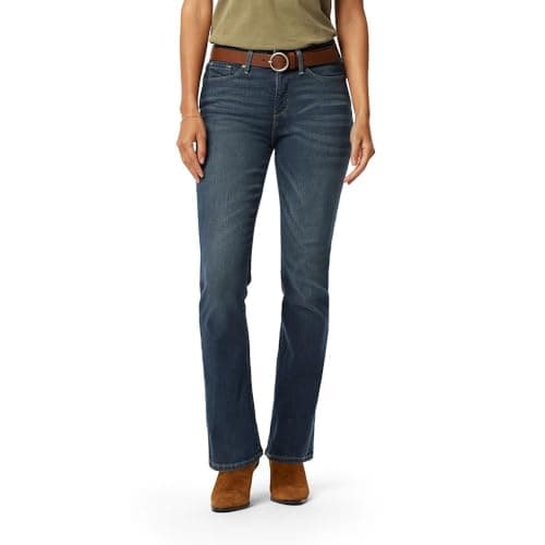 Levi Strauss Signature Gold Women's Totally Shaping Bootcut Jeans Mid-Rise Stretch Denim (Available in Plus Size), Blue Laguna, 10 Regular