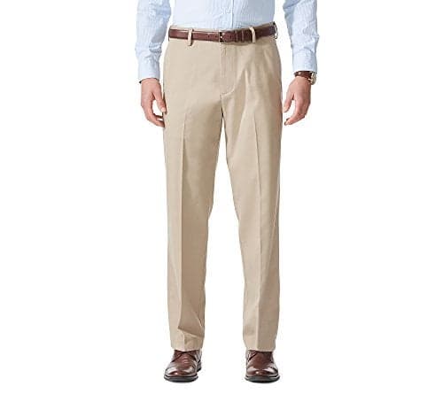 Dockers Men's Relaxed Fit Comfort Pants, British Khaki, 40W x 32L