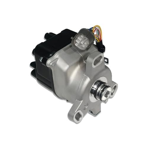 Aflle Racing Ignition Distributor with Black Cap & Rotor Fits Honda CRV EX LX L4 2.0L 1997-1998 (OE: TD97U, 30100-P3F-A02)