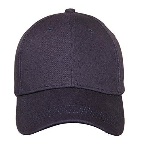 FabSeasons Solid Cotton Unisex Free Size with Adjustable Buckle Baseball Summer Cap & Hat
