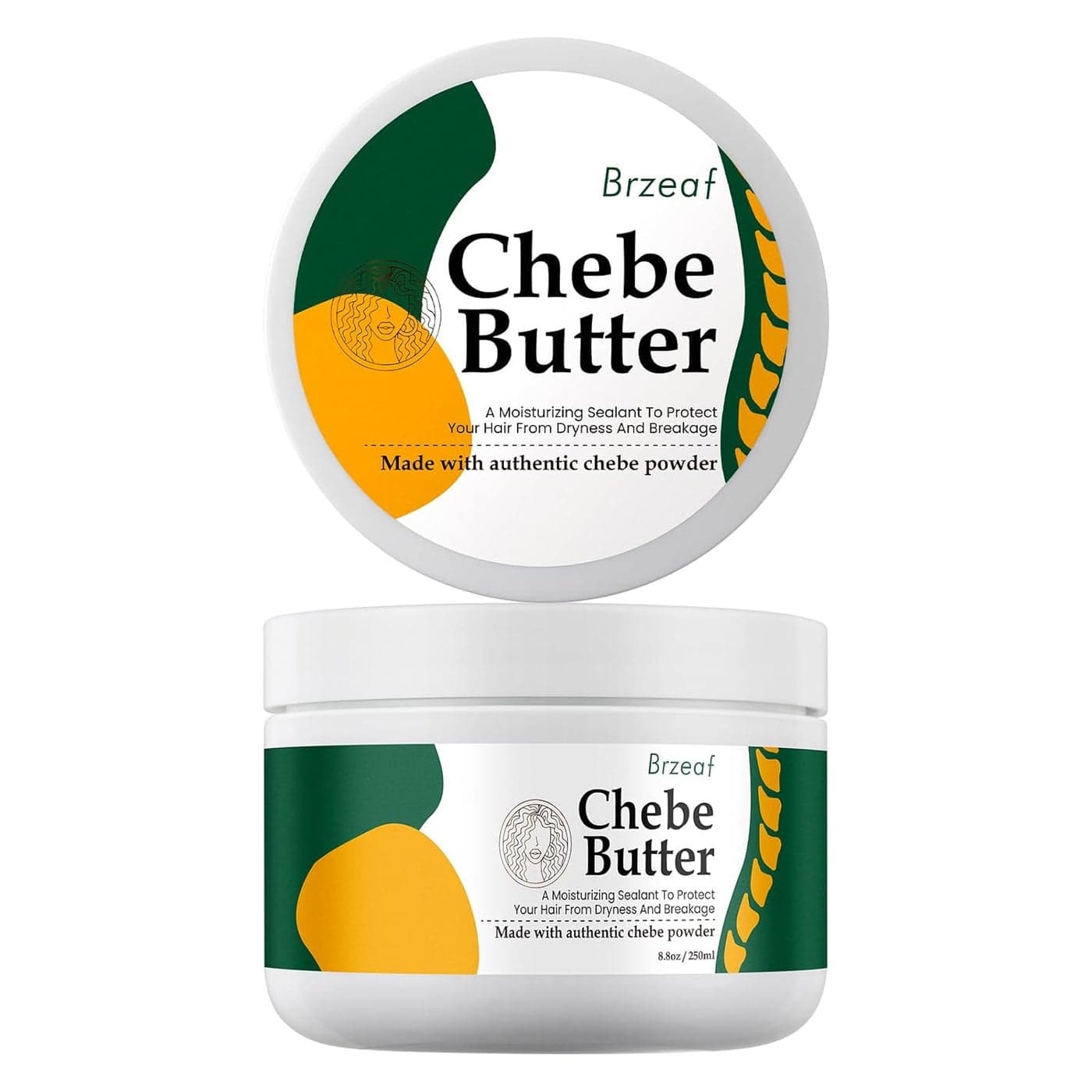 Brzeaf Chebe Hair Butter 88 Oz Repairs Fragile Hair Promotes Growth Strengthening Natural Ingredients For All Hair Types Unisex Adult Department General Public