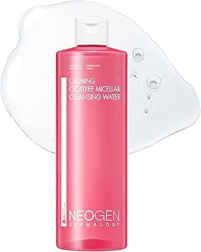 DERMALOGY by NEOGENLAB Calming Cica Tree Micellar Cleansing Water 1352 oz 400ml Moisturizing Facial Cleanser Makeup Remover for Sensitive Skin Clean Beauty Korean Skin Care