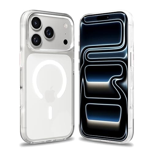 CASEGEAR Super Crystal Transparent Back Cover Case Compatible with iPhone 17 Pro Max | Lifetime Anti-Yellow | 10.4 Feet Drop Protection | Compatible with MagSafe | 360° Camera Protection