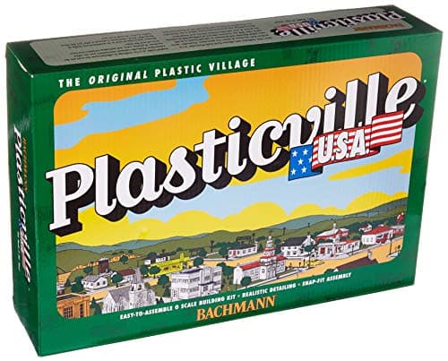 Bachmann Trains PLASTICVILLE USA BUILDINGS CLASSIC KITS SCHOOL HOUSE wPlayground Equipment O Scale