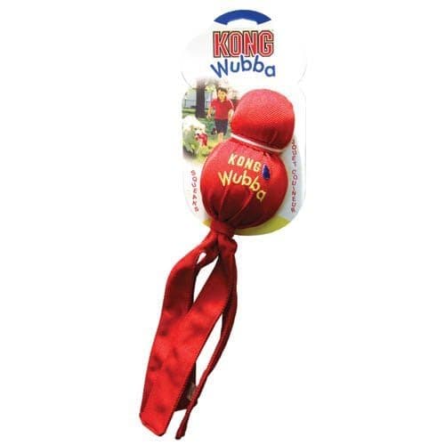 KONG Wubba Squeak Dog Toy Small Pack of 3