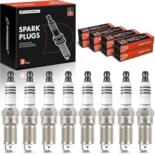 APremium 8PCS Iridium Platinum Spark Plugs Compatible with Cadillac Chevrolet Ford GMC Lincoln Vehicles Deville C1500 Impala Silverado 1500 Yukon 19882010 4181L