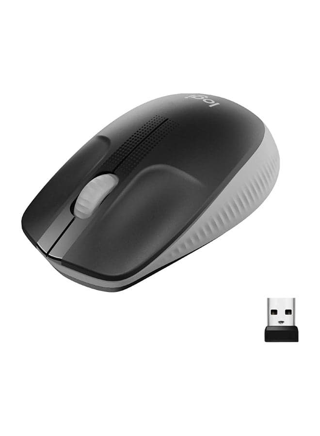 Wireless Mouse M190, Full Size Ambidextrous Curve Design, 18-Month Battery With Power Saving Mode, USB Receiver, Precise Cursor Control Charcoal