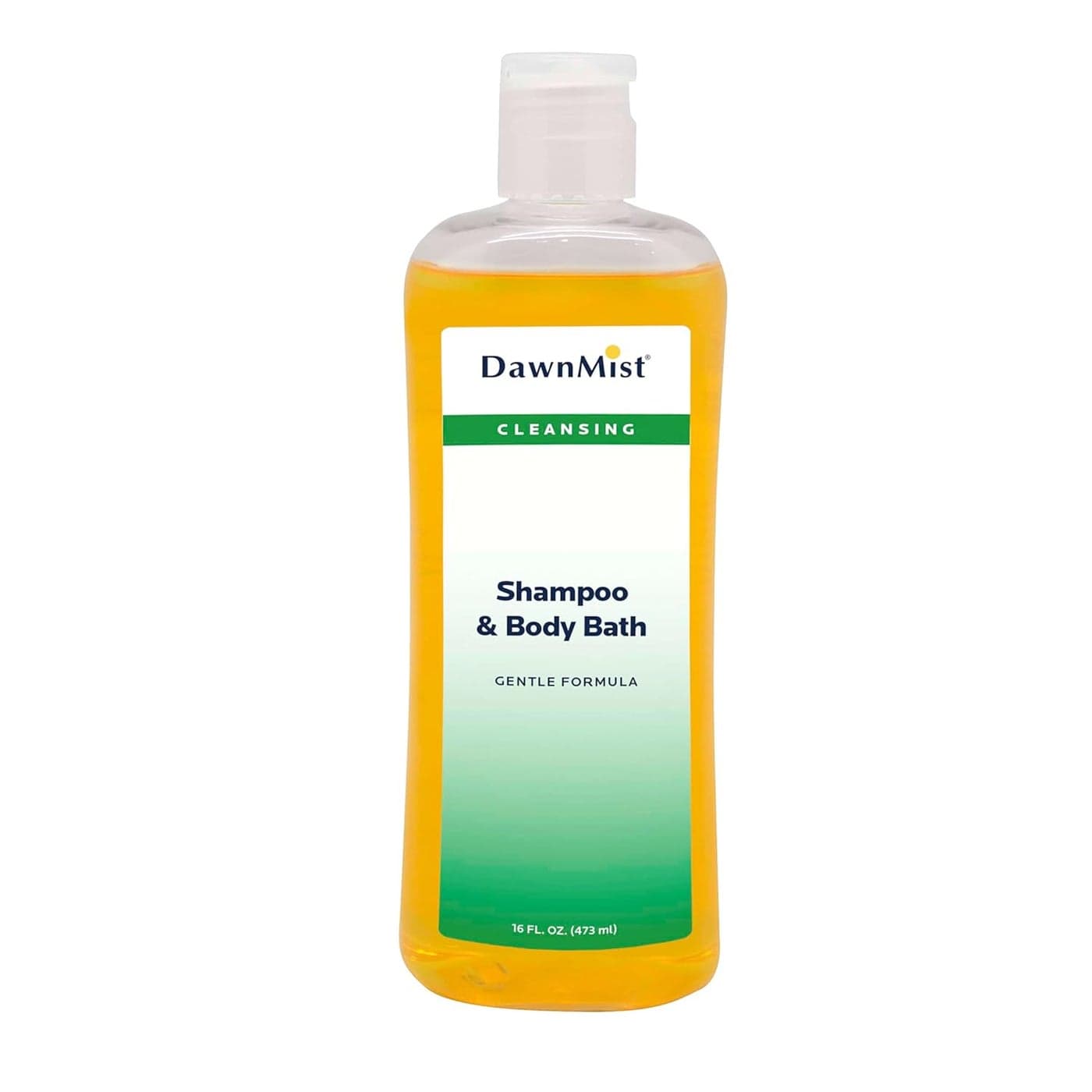 Dukal Dawn Mist Shampoo & Body Bath with Dispensing Cap, 16 oz. Bottle (Pack of 12)