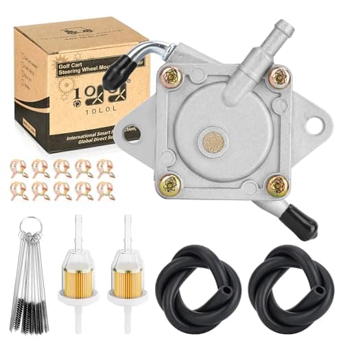 10L0L Golf Cart Fuel Pump Impulse Kit for Yamaha Club Car DS/Precedent Gas Golf Cart, Replace OEM 1014523, 1014524, JN6-F4410-00, JF2-24410-20