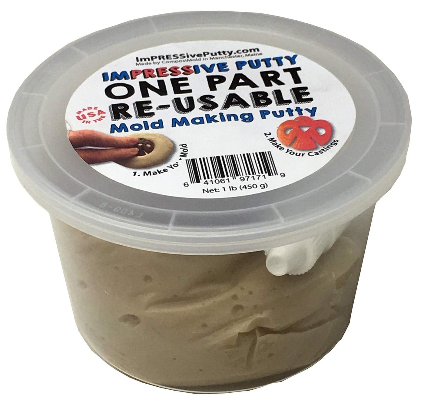 Impressive ReUsable Mold Making Putty 1 lb