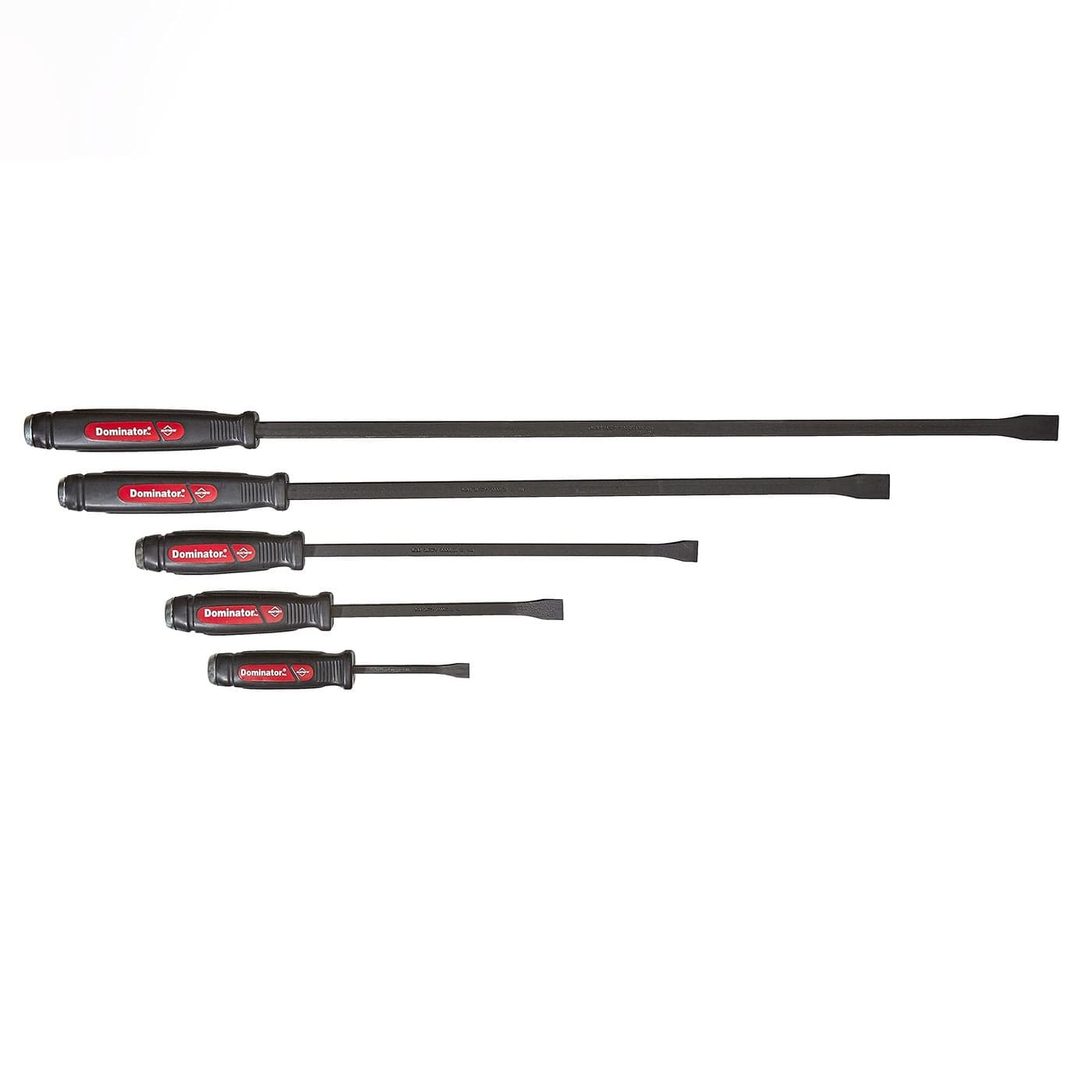 Mayhew Tools 61366 Dominator Pry Bar Set 5Piece Curved Black Oxide Finish