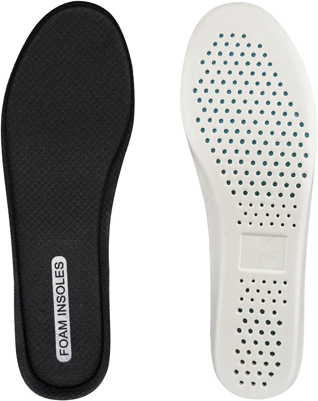 Endoto Memory Foam Insoles for Skechers Women & Men Shoes, Replacement Soft Elastic Insole Inserts for Foot Comfort(Size:US Women8.5-EU38.5)