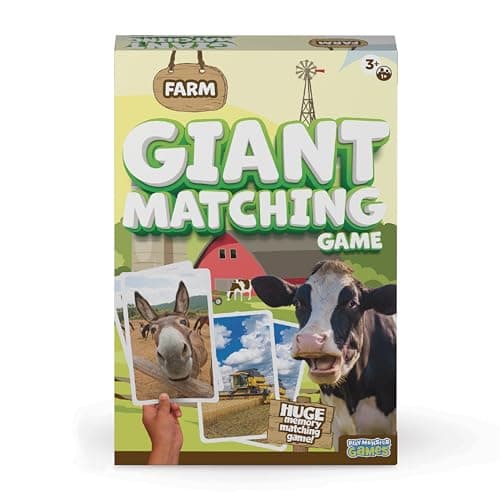 Giant Matching Game Summer Toys Game Night Travel Games Memory Learning Game Jumbo Playing Cards Card Game for Kids and Adults Ages 3