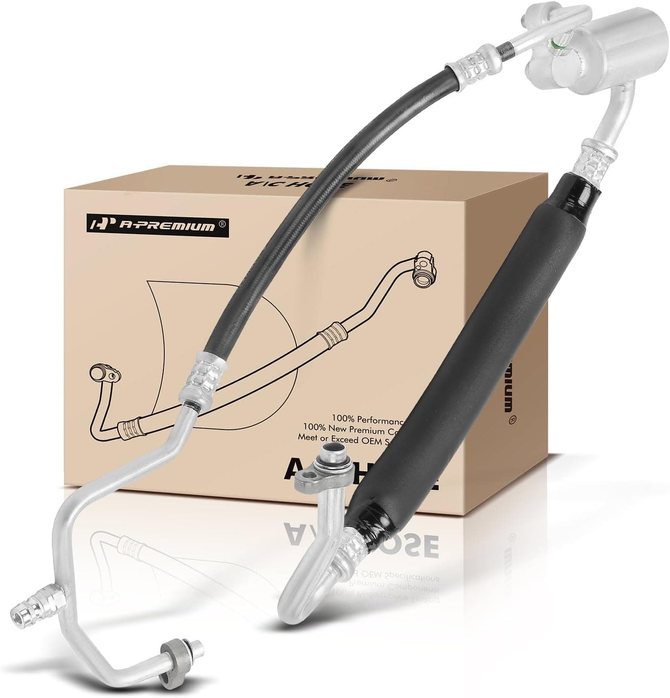 A-Premium A/C Hose Replacement for Pontiac G8 2008-2009 Suction and Discharge Assembly