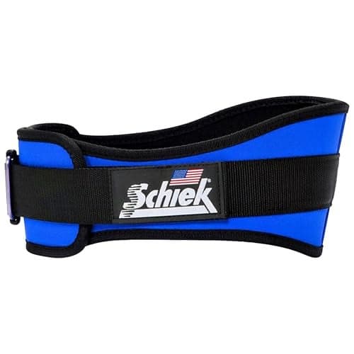 Schiek Sports 2006 Nylon 6 Inches Weight Lifting Belt Support Belt for Power Lifting Long Lasting Royal Blue