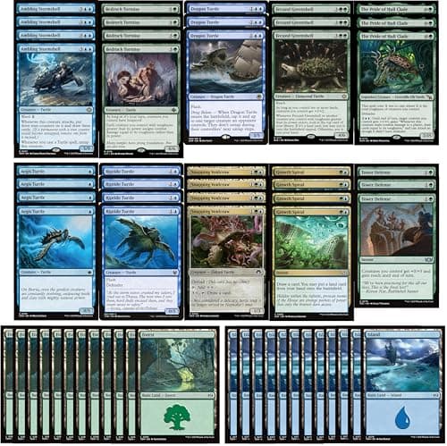 Elite Simic Turtle Deck Green Blue Very Powerful Modern Legal Custom Built 60 Card MTG