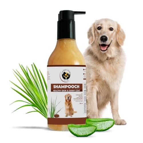FUR BALL STORY Dog Shampoo for Healthy Skin & Shiny Coat | Gentle Cleansing, Moisturizing for Soft Fur, Coat Shine & Odour Control | with Aloe Vera, Clove Oil & Lemongrass | 300ml