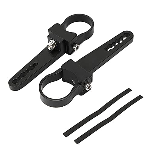 Tube Clamps Mounting Brackets for LED Light Bar Work Lights Fog Lights Off Road Lights Fit 1.875" Bull Bar,2pcs