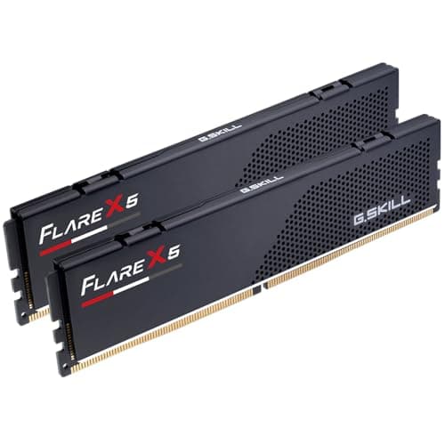G.SKILL Flare X5 Series DDR5 RAM (AMD Expo) 64GB (2x32GB) 6000MT/s CL30-40-40-96 1.40V Desktop Computer Memory U-DIMM - Matte Black (F5-6000J3040G32GX2-FX5)