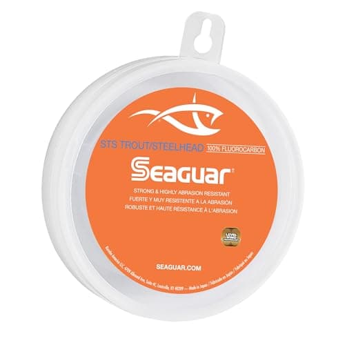Seaguar STS Trout/Steelhead 100% Fluorocarbon Fishing Line 17lbs, 100yds Break Strength/Length - 17STS100