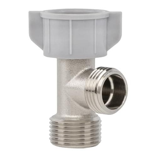 LUXE Bidet 7/8" x 7/8" x 1/2" Hybrid Metal & Plastic Cold Water T-Adapter for Bidets, Only Compatible with NEO Series Bidets Attachments