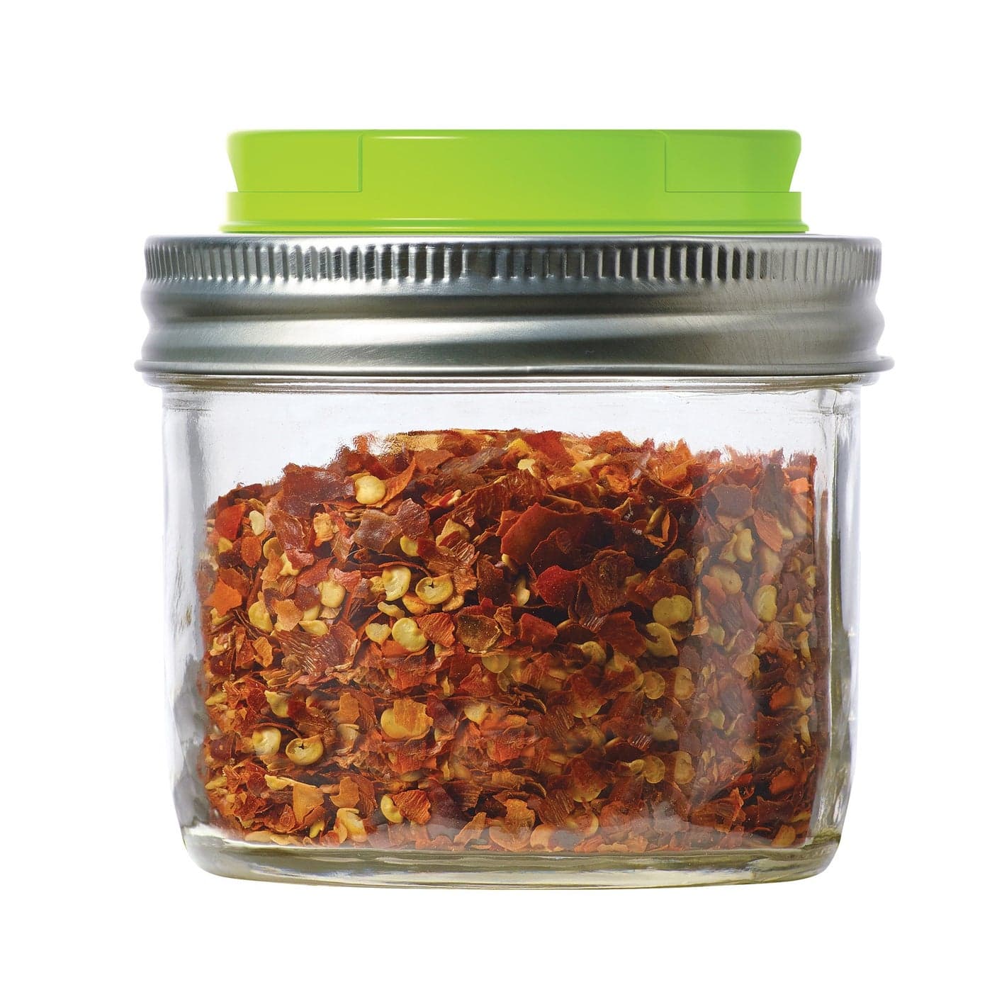 Jarware Spice Lid for Regular Mouth Mason Jars Green