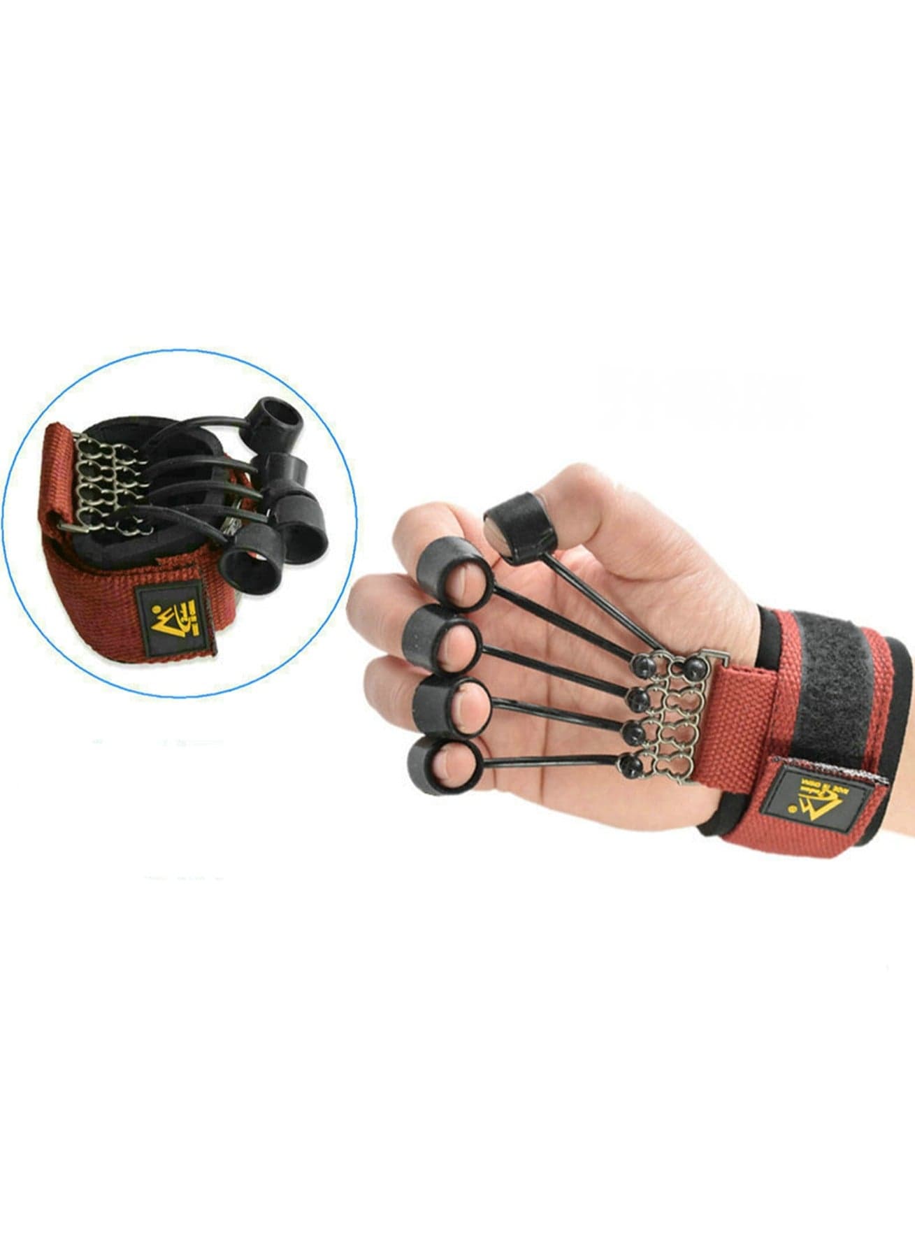Silicone finger flexion and extension trainer, finger extension exerciser, rehabilitation training equipment (60 pounds)