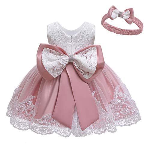 Girl Dresses Ruffle Lace Pageant Party Wedding Flower Girl Dress 5-6 Years