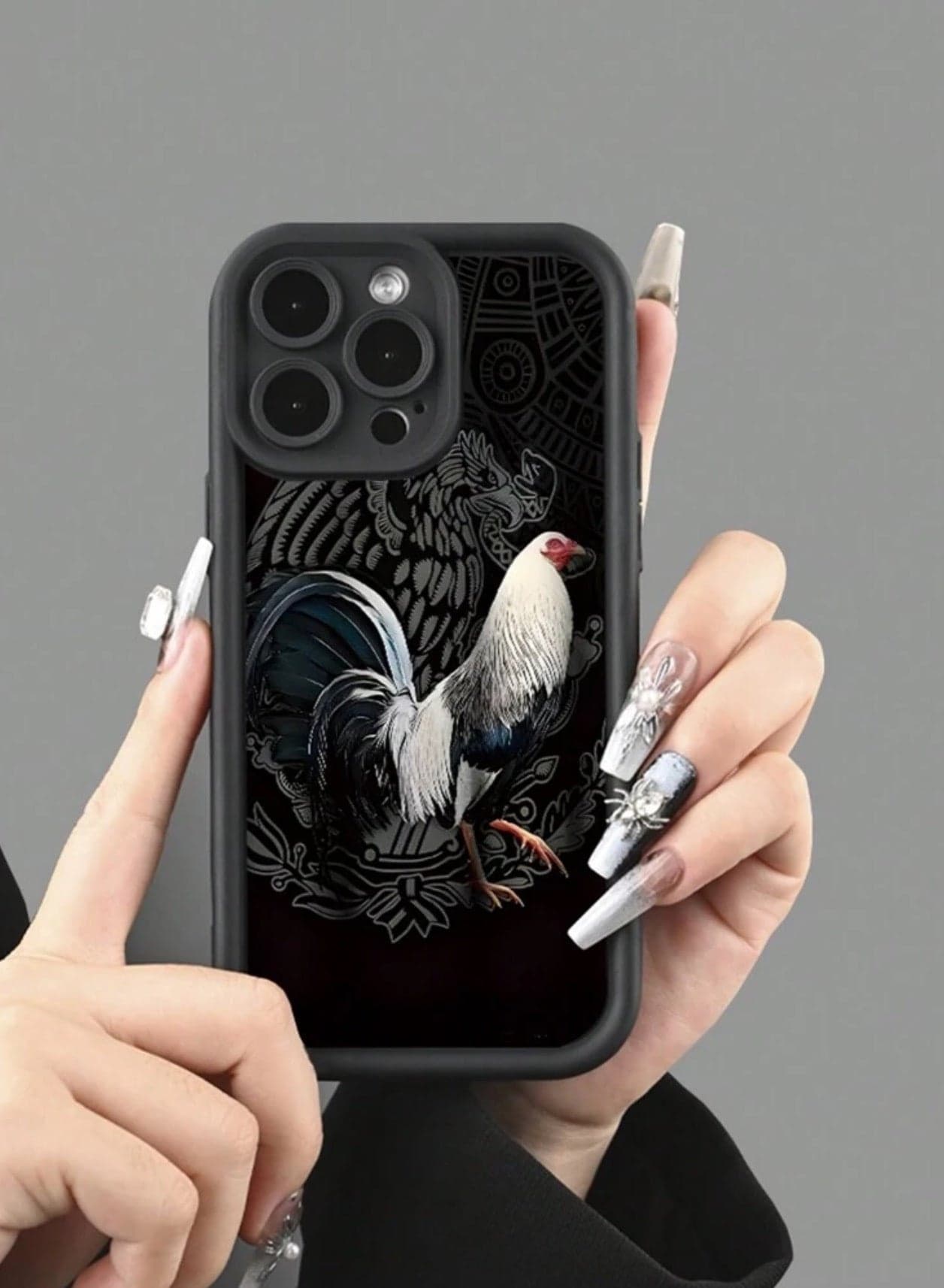 Elegant Cover Case For Iphone 13 Pro Max Anti Slip Trendy Geometric Design