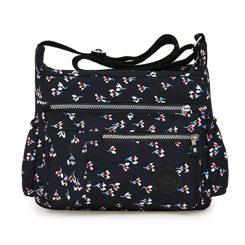 ketmart Crossbody Bags Waterproof for Women Handbags Shoulder Bag with Adjustable Strap Women's Crossbody Purses polyester Fabric (Color_Black)