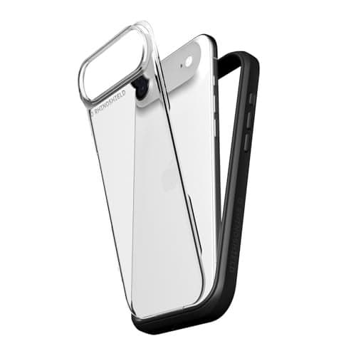RhinoShield Phone Case Compatible with iPhone Air Mod NX Modular Protective Bumper Case with Backplate Shockproof with Military Grade Drop Protection Black