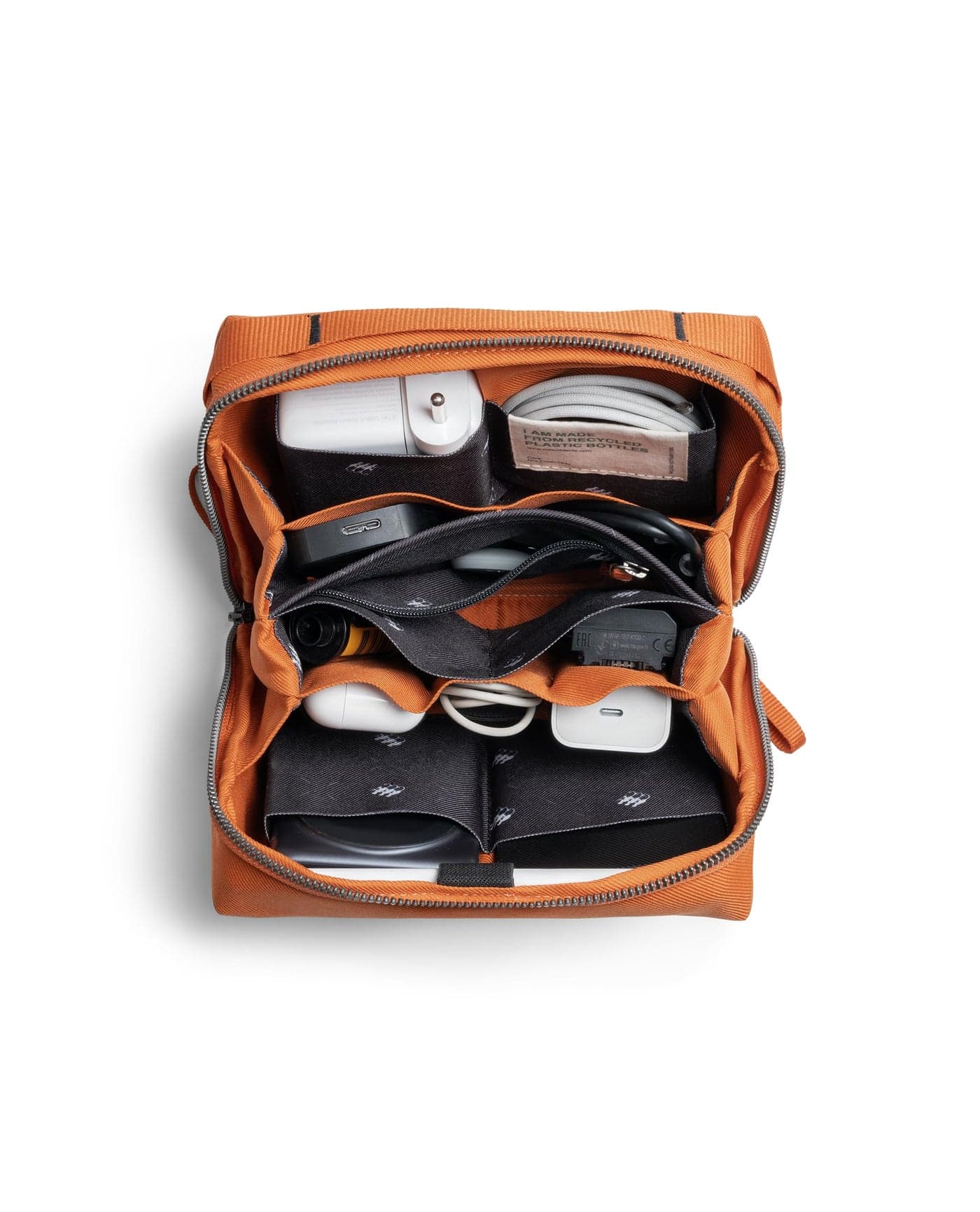 DailyObjects Polyester Monkey Shoulder X Do Vault Tech Organizer - Medium, Casual, Orange