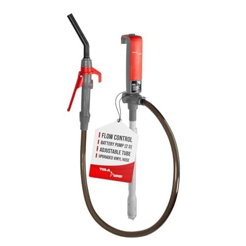 TERA PUMP Battery Operated Fuel Transfer Pump Telescopic Intake 26 GPM Liquid Transfer Pump for Gas E15 E85 DEF Diesel
