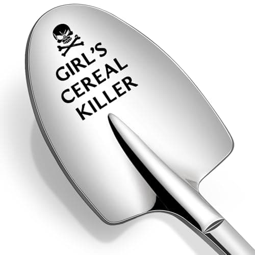 Teen Girl Gifts Funny Gifts for Teen Girl Birthday Christmas Stocking Stuffers Valentines Day Unique Personalized Girls Cereal Killer Spoon