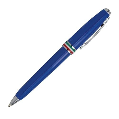 Monteverde USA Aldo Domani Italia Exotic Blue Ballpoint Pen - Striking Blue Finish - Smooth Twist Action - Ideal for Elegant Writing