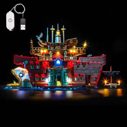 BrickBling LED Light Only Compatible with Lego One Piece The Baratie Floating Restaurant 75640 Excluding Model TouchSensitive Switch with dimming Function